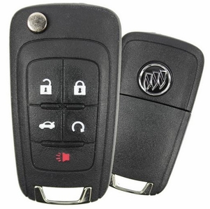 For 2010-2016 Buick Lacrosse 5 Button Chipped Remote Flip Key Details about    CUT TO YOUR CAR